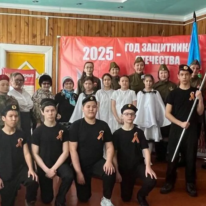 В Олекминском районе  проходит эстафета "Знамя Победы"